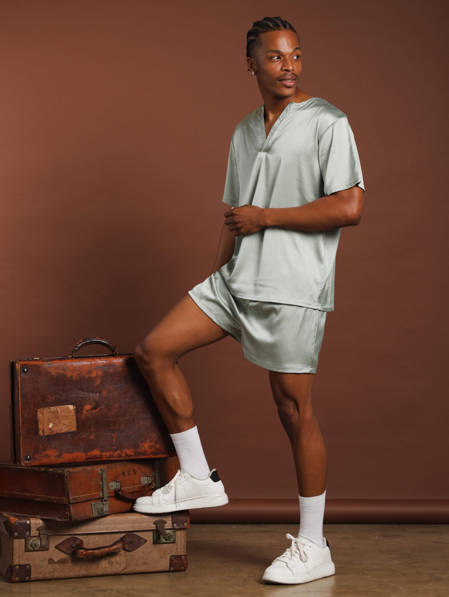 MENS LT SAGE LOUNGEWEAR SET