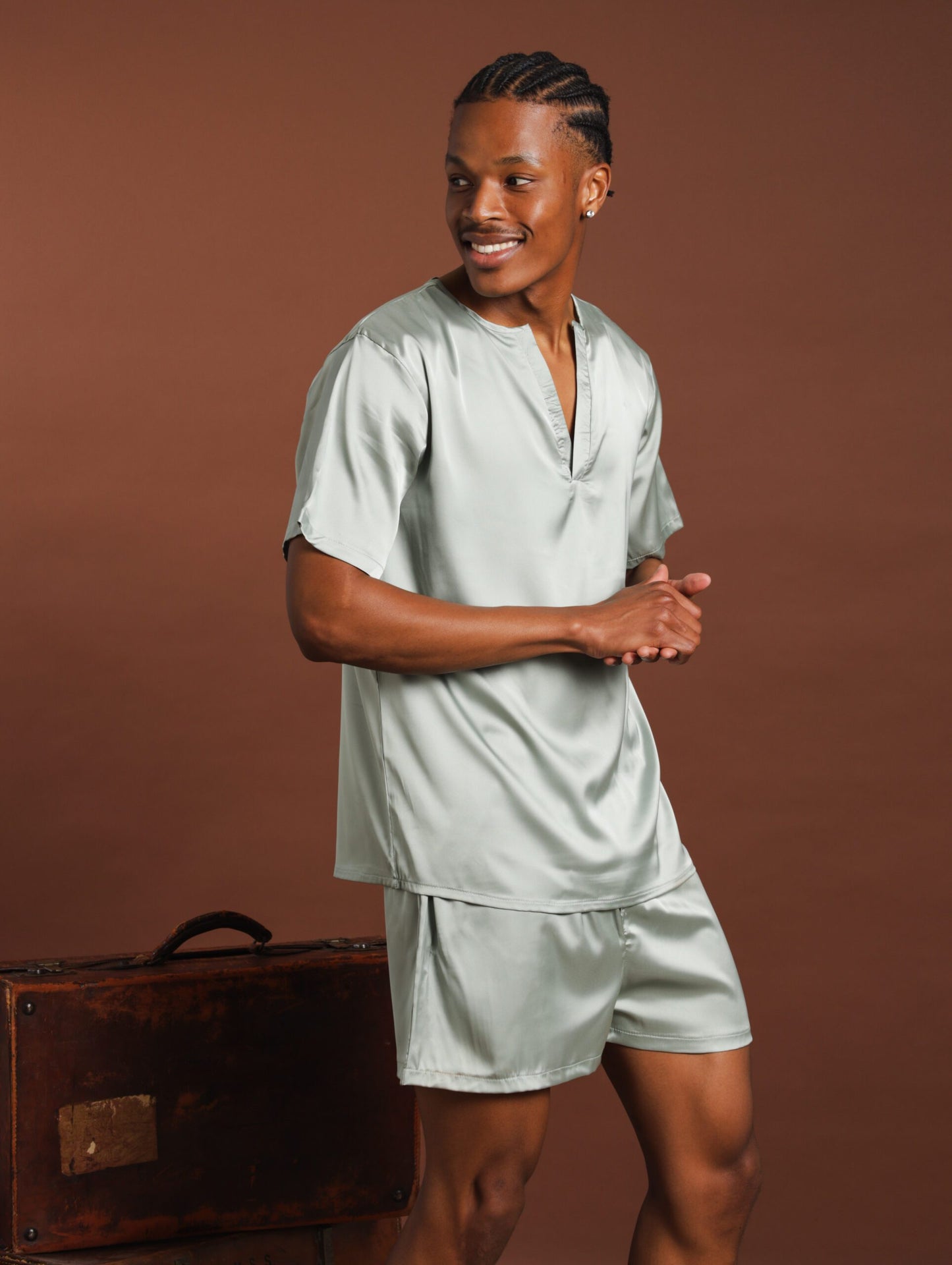 MENS LT SAGE LOUNGEWEAR SET